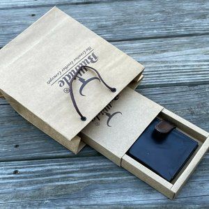 Valentine’s Gift Wallet High Quality Genuine Leather Men Handmade Card Holder